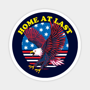 Home At Last - Patriotic Eagle | Veteran Homecoming Magnet